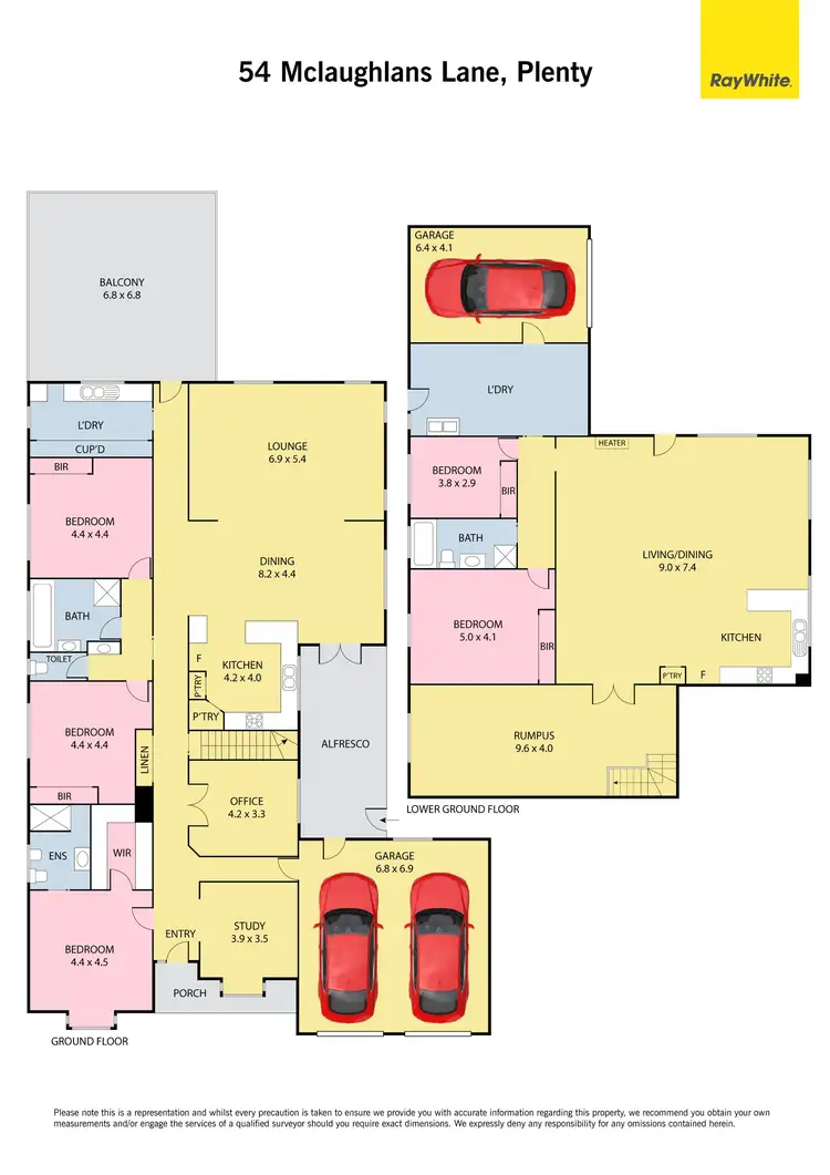 Floorplan of Homely house listing, 54 McLaughlans Lane, Plenty VIC 3090