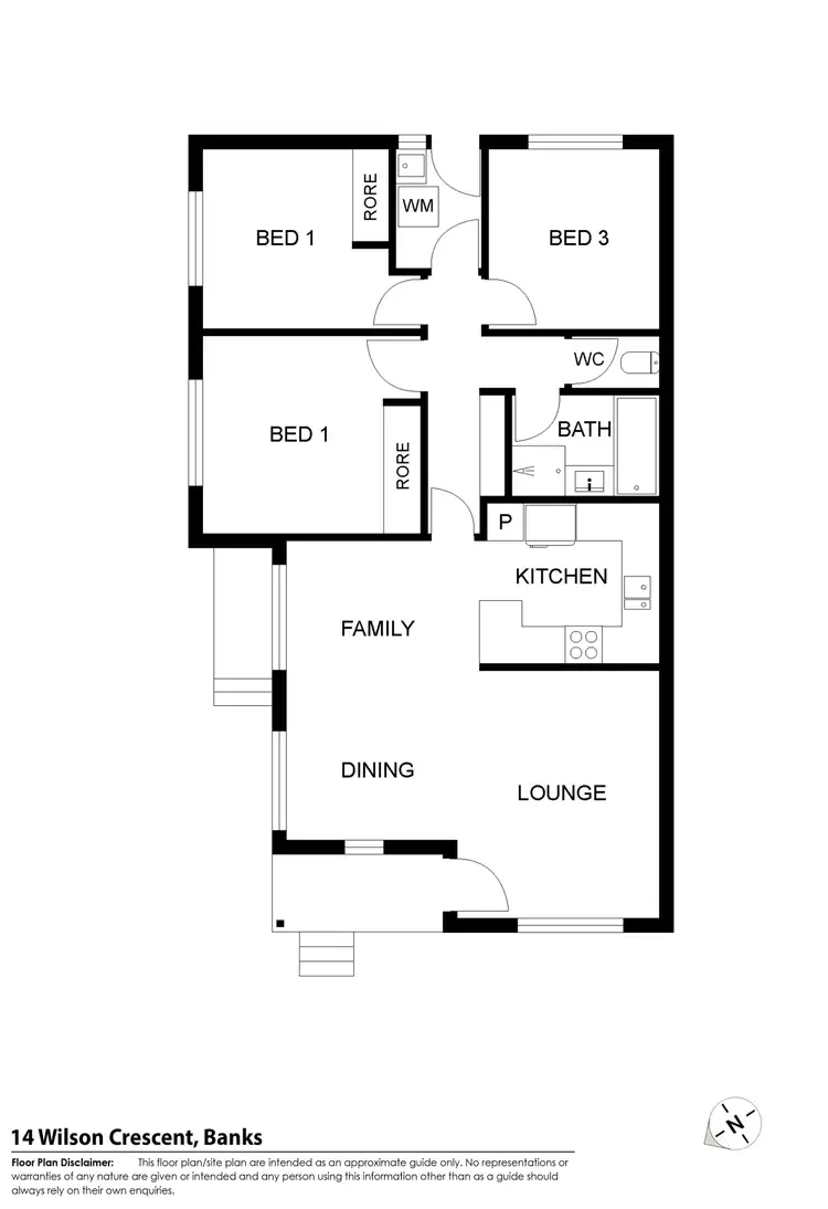 Floorplan of Homely house listing, 14 Wilson Crescent, Banks ACT 2906