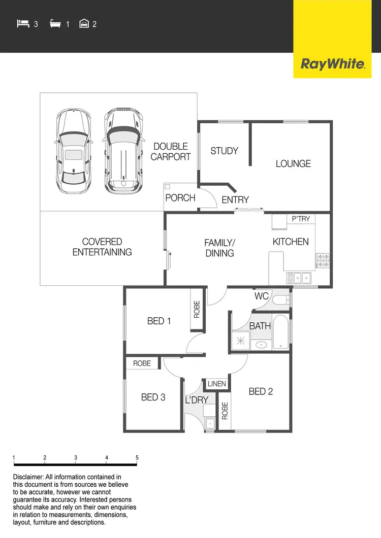 Floorplan of Homely house listing, 15 Kellick Place, Gordon ACT 2906