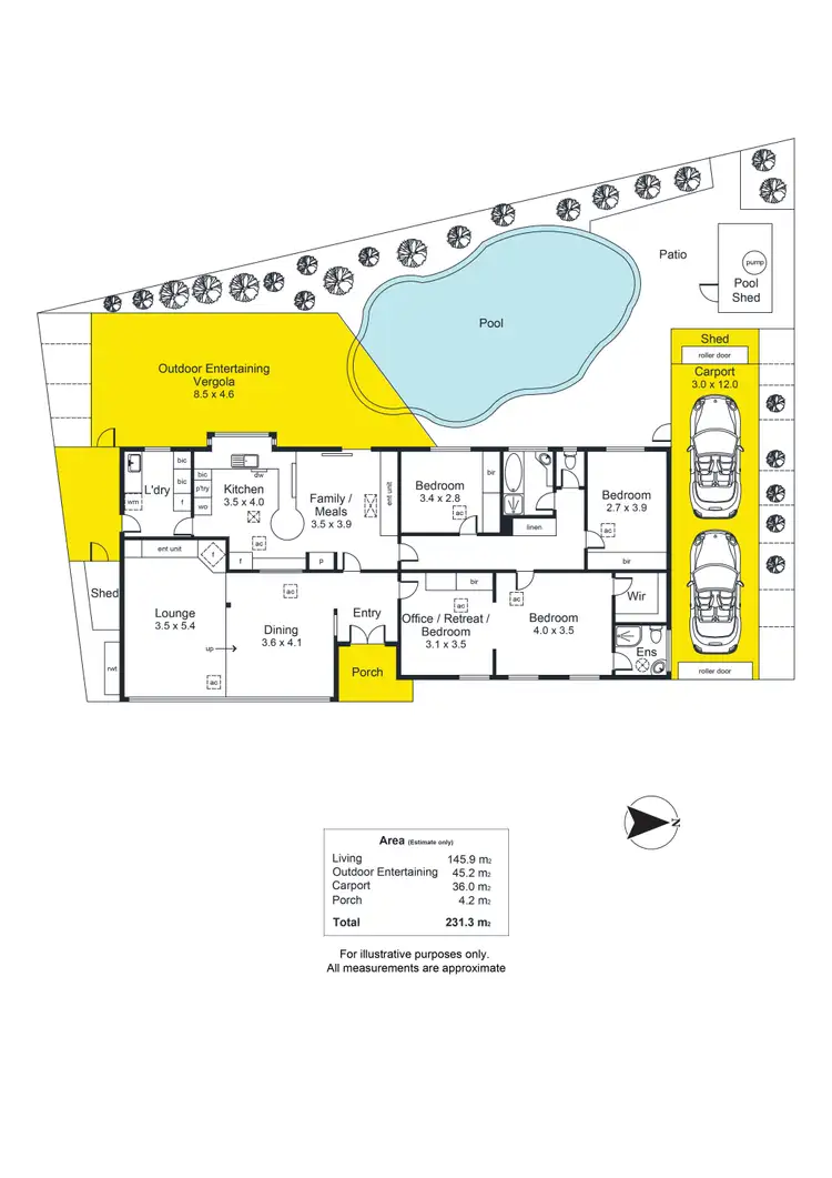 Floorplan of Homely house listing, 16 Monaco Crescent, Grange SA 5022