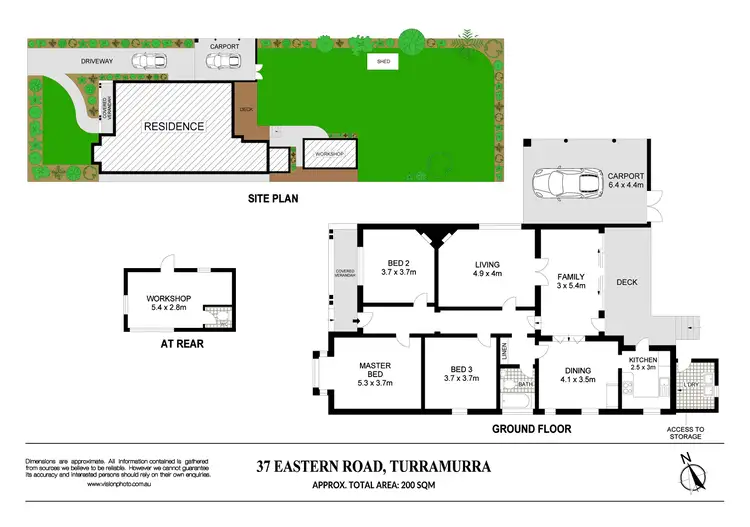 Floorplan of Homely house listing, 37 Eastern Road, Turramurra NSW 2074