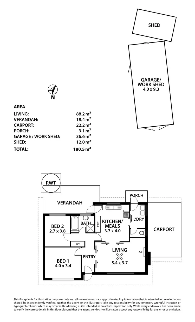 Floorplan of Homely house listing, 81B Standen Street, Murray Bridge SA 5253