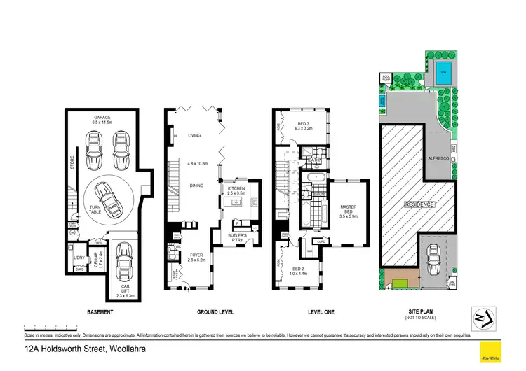 Floorplan of Homely house listing, 12a Holdsworth Street, Woollahra NSW 2025