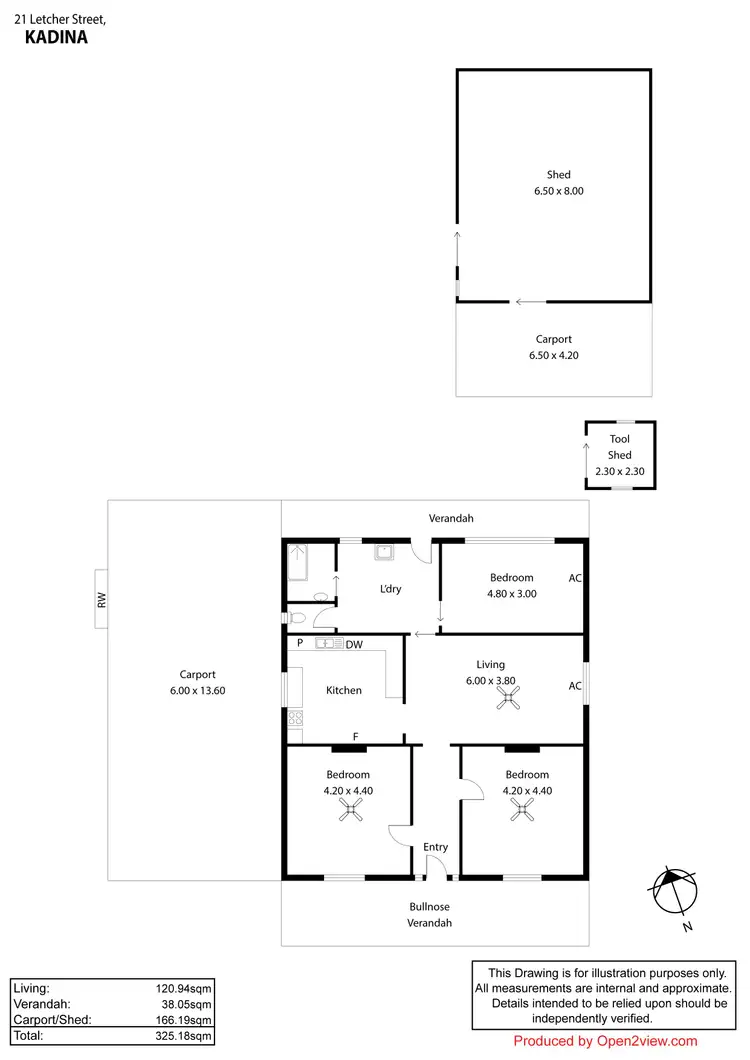 Floorplan of Homely house listing, 21 Letcher Street, Kadina SA 5554