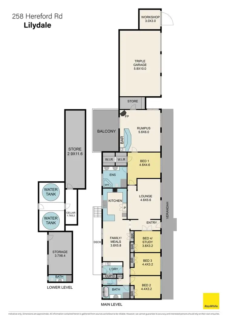 Floorplan of Homely house listing, 258 Hereford Road, Lilydale VIC 3140