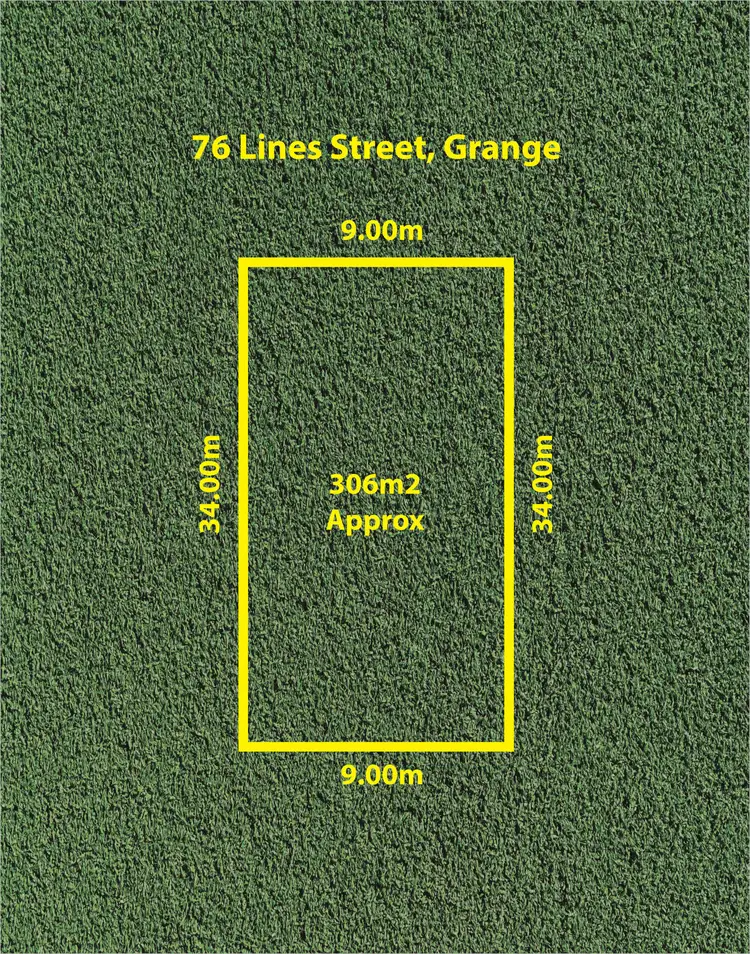 Floorplan of Homely land listing, 76 Lines Street, Grange SA 5022