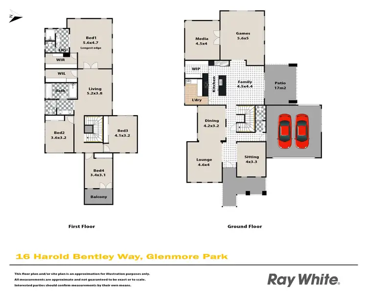 Floorplan of Homely house listing, 16 Harold Bentleys Way, Glenmore Park NSW 2745
