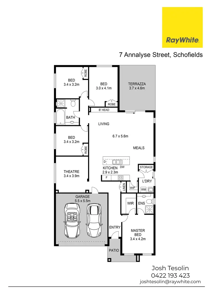 Floorplan of Homely house listing, 7 Annalyse Street, Schofields NSW 2762