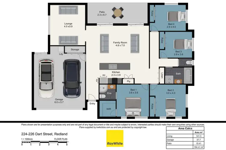 Floorplan of Homely house listing, 224-226 Dart Street, Redland Bay QLD 4165