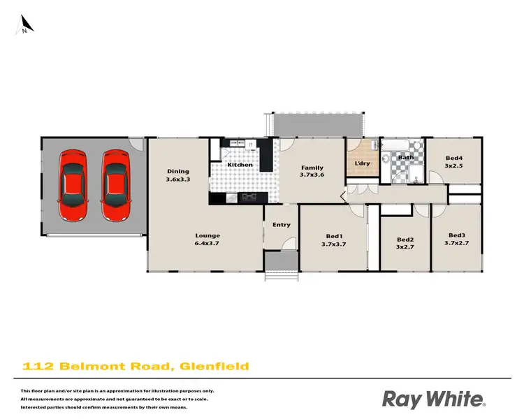 Floorplan of Homely house listing, 112 Belmont Road, Glenfield NSW 2167