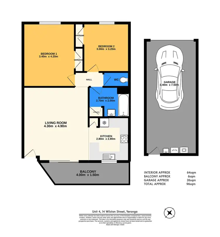 Floorplan of Homely house listing, 14/49 Wilton Terrace, Yeronga QLD 4104