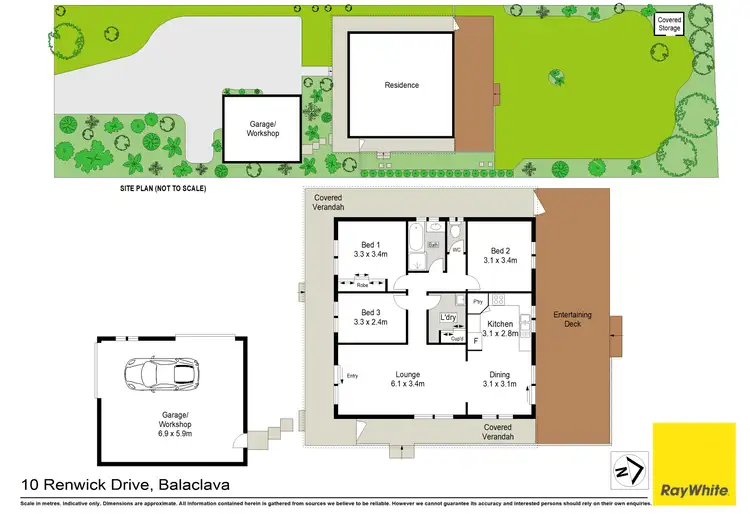 Floorplan of Homely house listing, 10 Renwick Drive, Balaclava NSW 2575