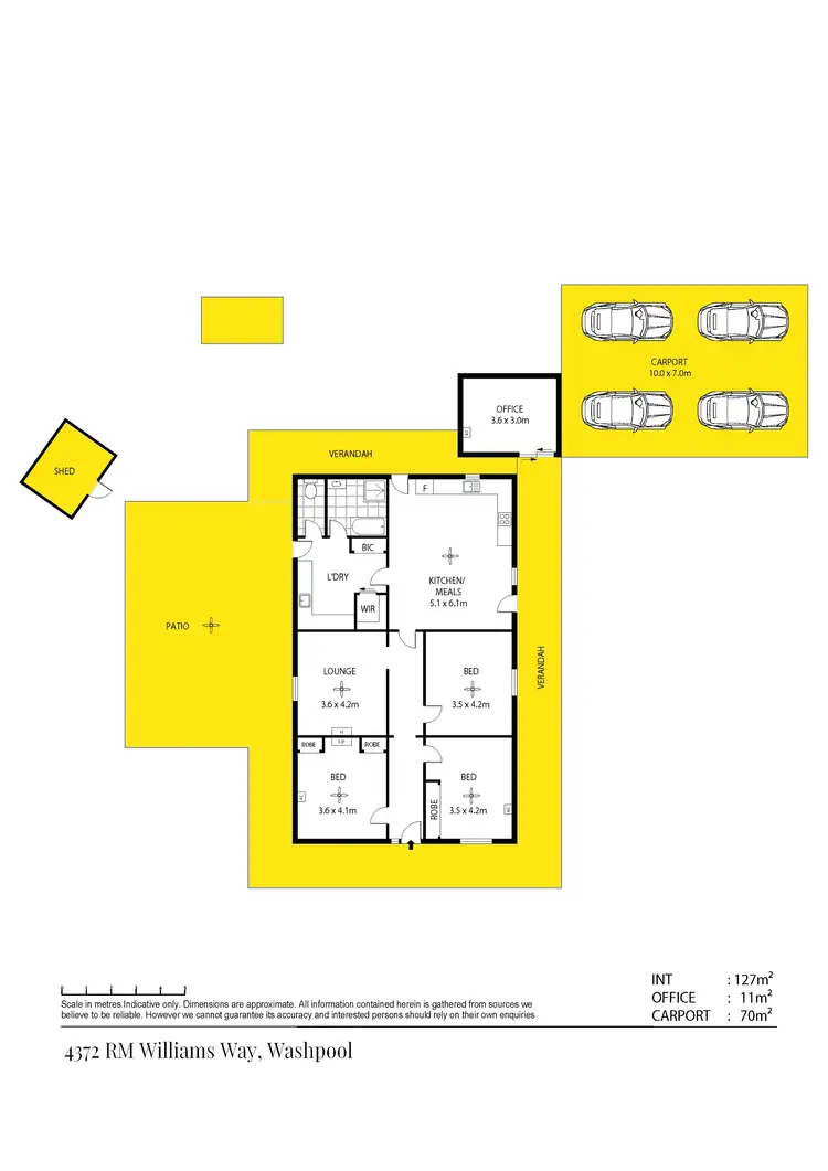 Floorplan of Homely rural property listing, 'Campbell View' RM Williams Way, Washpool SA 5454