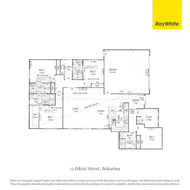 Floorplan of Homely house listing, 13 Bikini Court, Bokarina QLD 4575