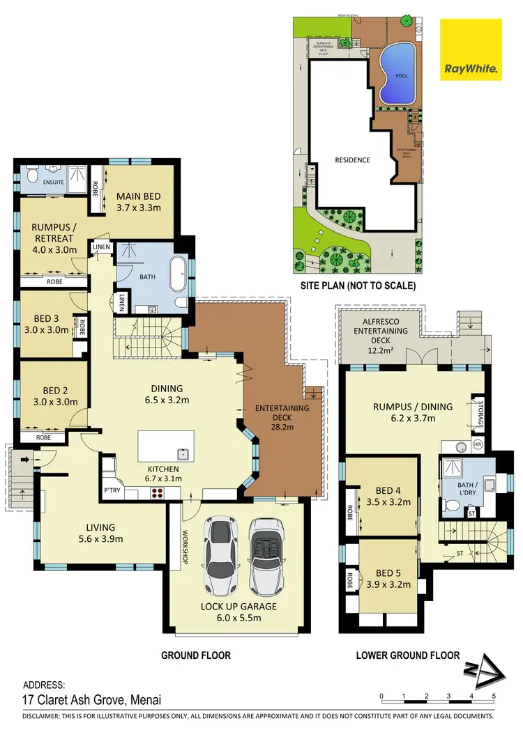 Floorplan of Homely house listing, 17 Claret Ash Grove, Menai NSW 2234
