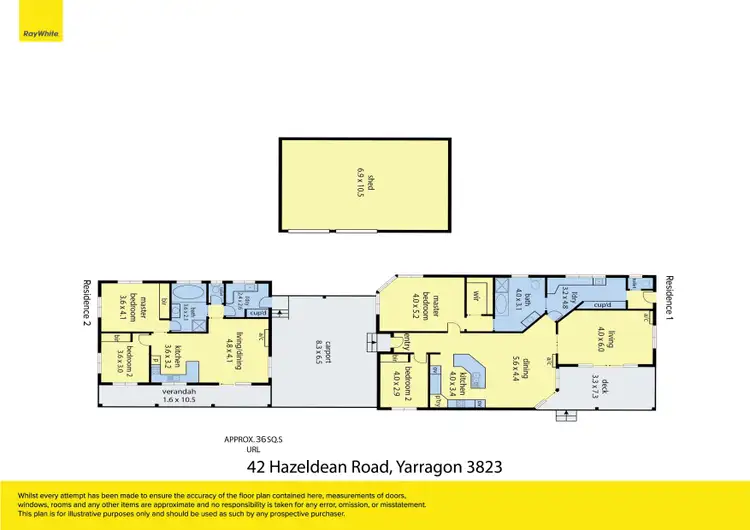 Floorplan of Homely house listing, 42 Hazeldean Road, Yarragon VIC 3823