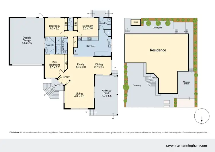 Floorplan of Homely unit listing, 2/4 James Avenue, Mitcham VIC 3132