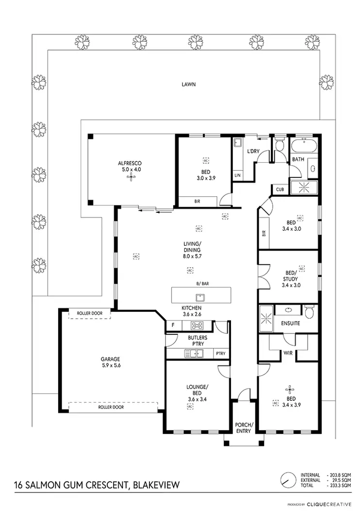 Floorplan of Homely house listing, 16 Salmon Gum Crescent, Blakeview SA 5114