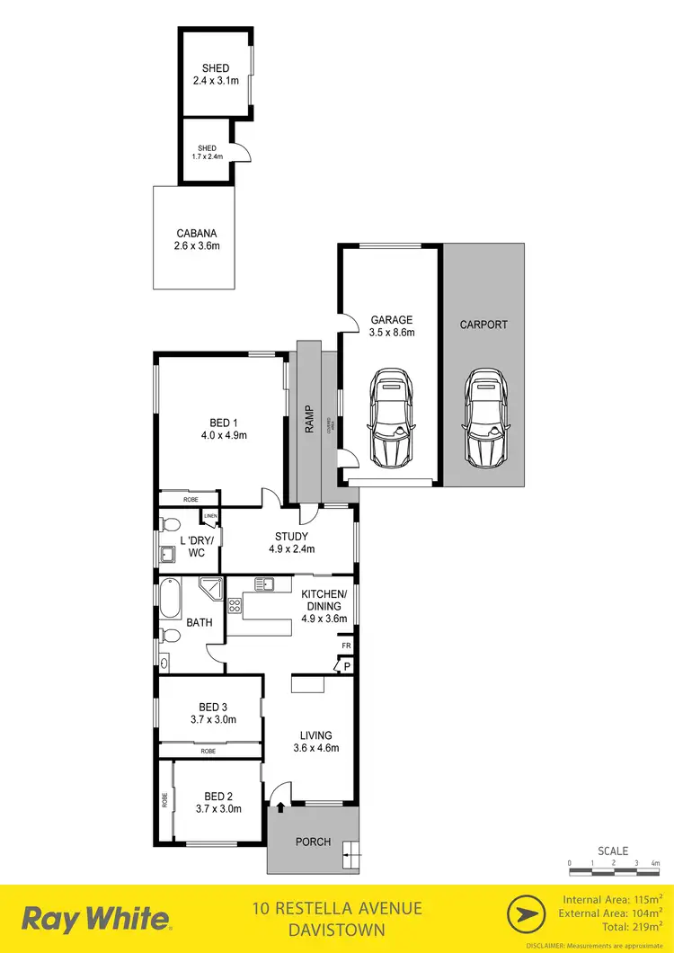 Floorplan of Homely house listing, 10 Restella Avenue, Davistown NSW 2251