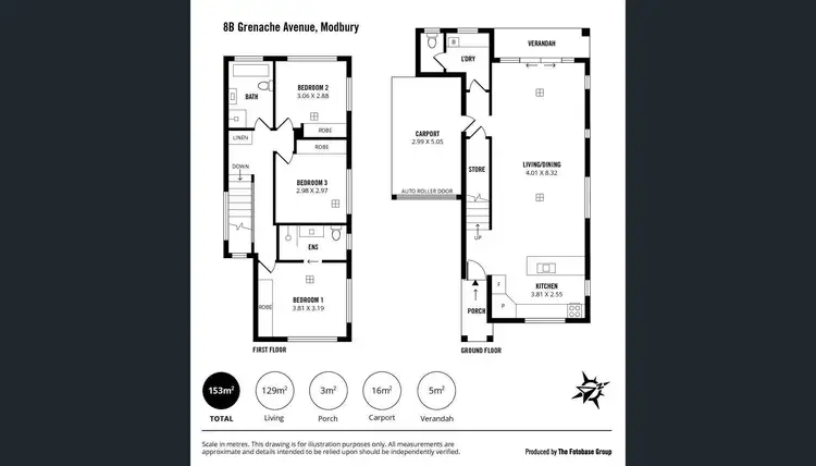 Floorplan of Homely house listing, 8B Grenache Avenue, Modbury SA 5092