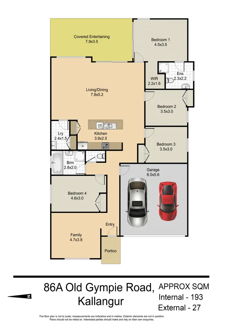 Floorplan of Homely house listing, 86A Old Gympie Road, Kallangur QLD 4503