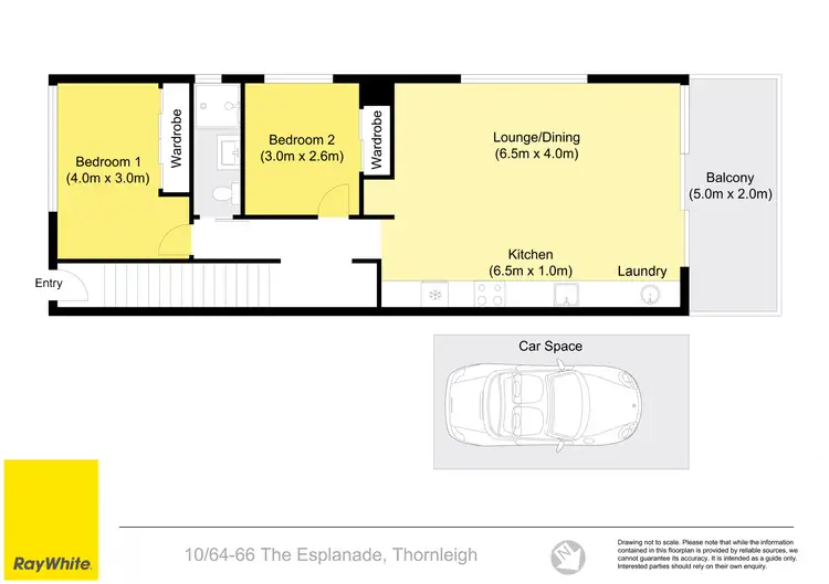 Floorplan of Homely unit listing, 10/64-66 The Esplanade, Thornleigh NSW 2120