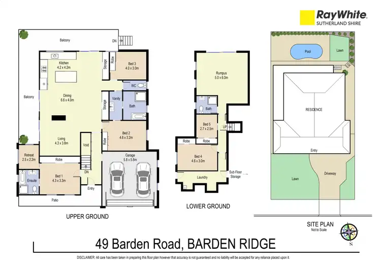 Floorplan of Homely house listing, 49 Barden Road, Barden Ridge NSW 2234
