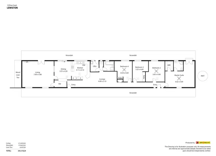 Floorplan of Homely house listing, 12 Erina Court, Lewiston SA 5501