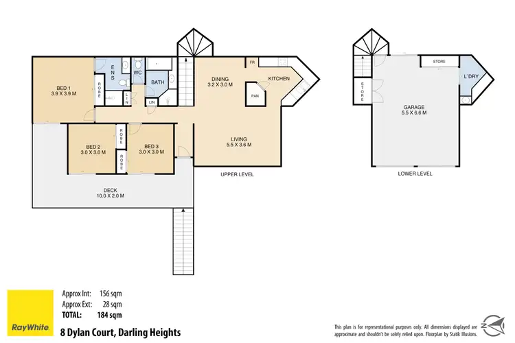 Floorplan of Homely house listing, 8 Dylan Court, Darling Heights QLD 4350