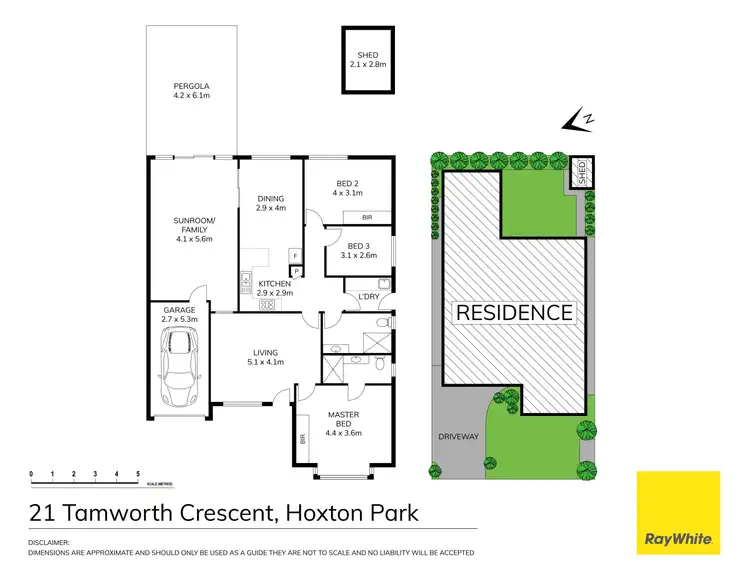 Floorplan of Homely house listing, 21 Tamworth Crescent, Hoxton Park NSW 2171