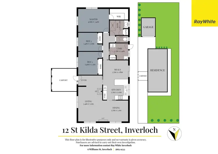 Floorplan of Homely house listing, 12 St Kilda Street, Inverloch VIC 3996