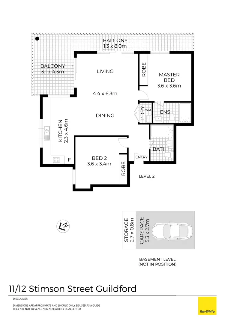 Floorplan of Homely apartment listing, 11/12 Stimson Street, Guildford NSW 2161