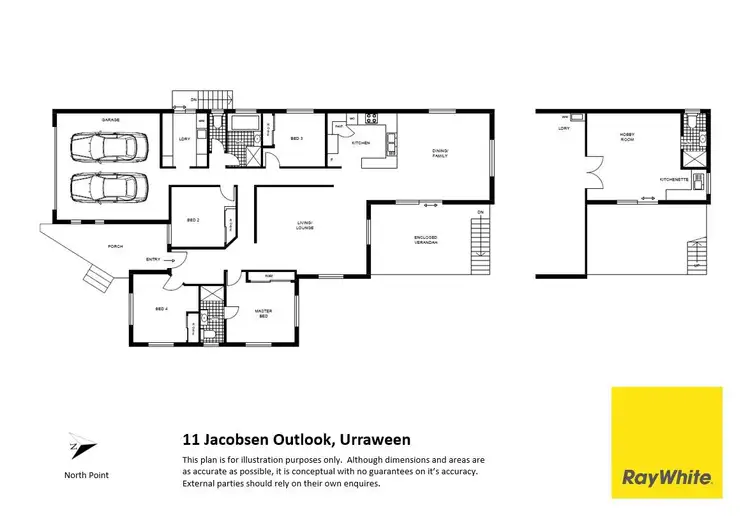 Floorplan of Homely house listing, 11 Jacobsen Outlook, Urraween QLD 4655