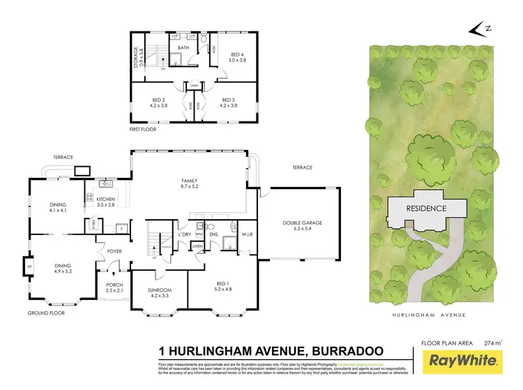 Floorplan of Homely house listing, 1 Hurlingham Avenue, Burradoo NSW 2576