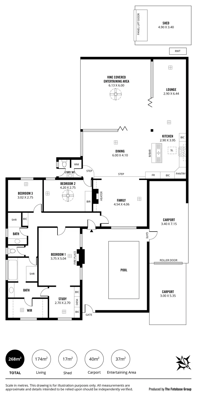 Floorplan of Homely house listing, 9 Anderson Street, Fulham Gardens SA 5024
