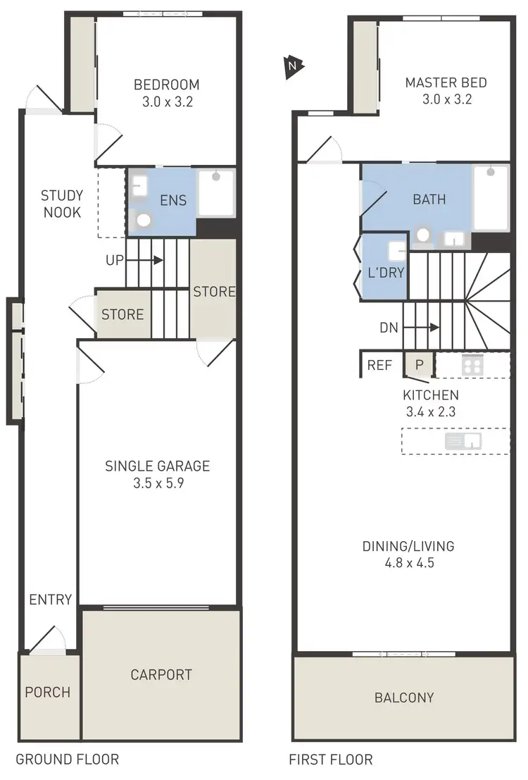 Floorplan of Homely house listing, 3/5-6 Trinca Court, Werribee VIC 3030