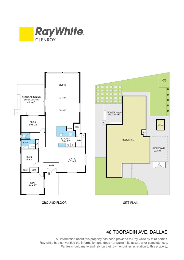 Floorplan of Homely house listing, 48 Tooradin Avenue, Dallas VIC 3047