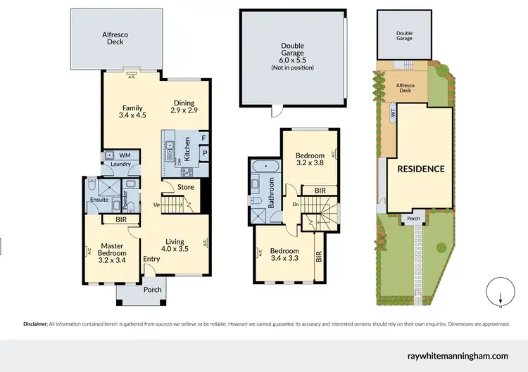 Floorplan of Homely townhouse listing, 1/59 Strathallan Road, Macleod VIC 3085