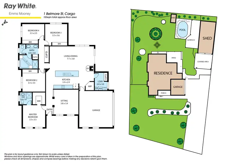 Floorplan of Homely house listing, 1 Belmore Street, Cargo NSW 2800