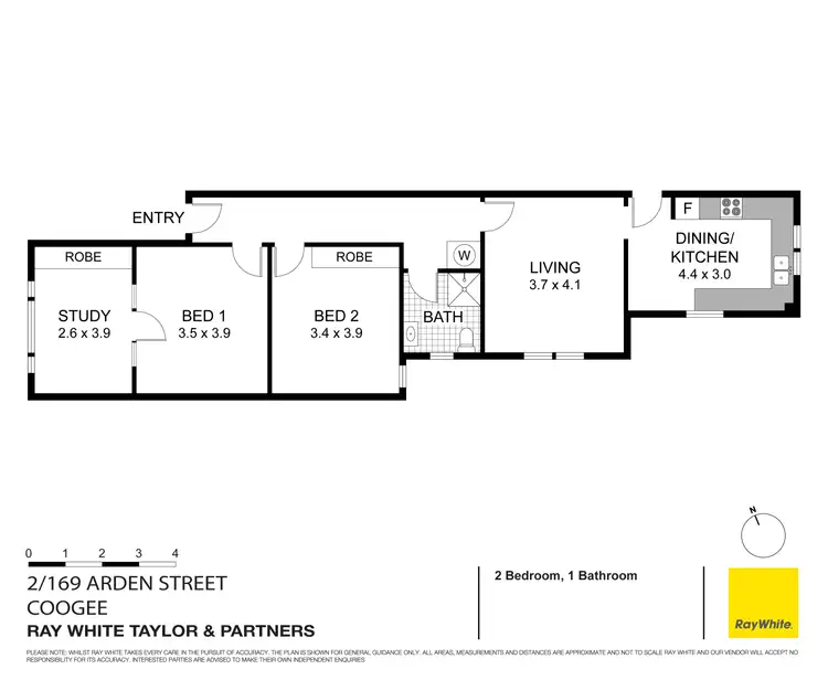 Floorplan of Homely apartment listing, 2/169 Arden Street, Coogee NSW 2034