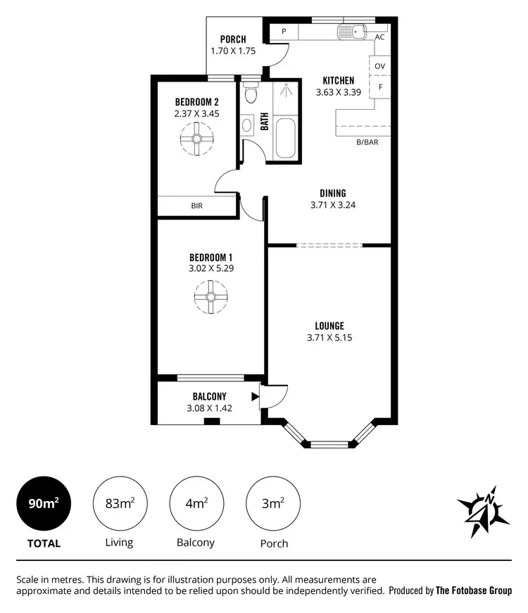 Floorplan of Homely house listing, 2/122 Seaview Road, Henley Beach South SA 5022