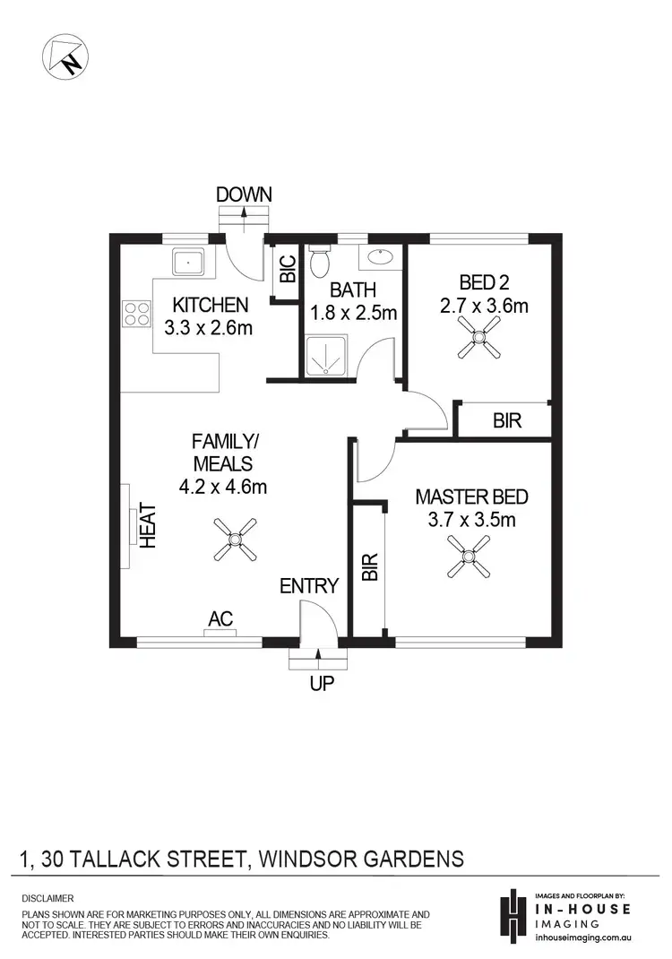 Floorplan of Homely house listing, 1/30 Tallack Street, Windsor Gardens SA 5087
