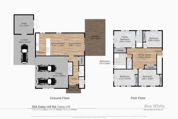 Floorplan of Homely house listing, 92A Daisy Hill Road, Daisy Hill QLD 4127