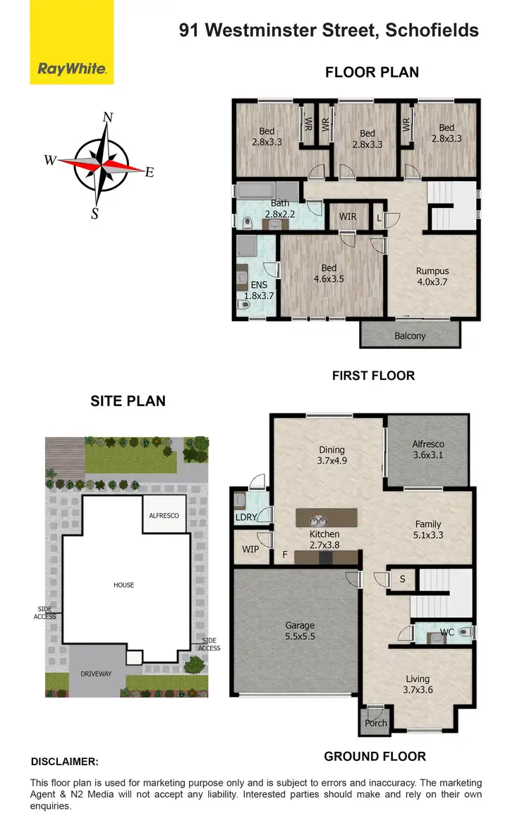 Floorplan of Homely house listing, 91 Westminster Street, Schofields NSW 2762