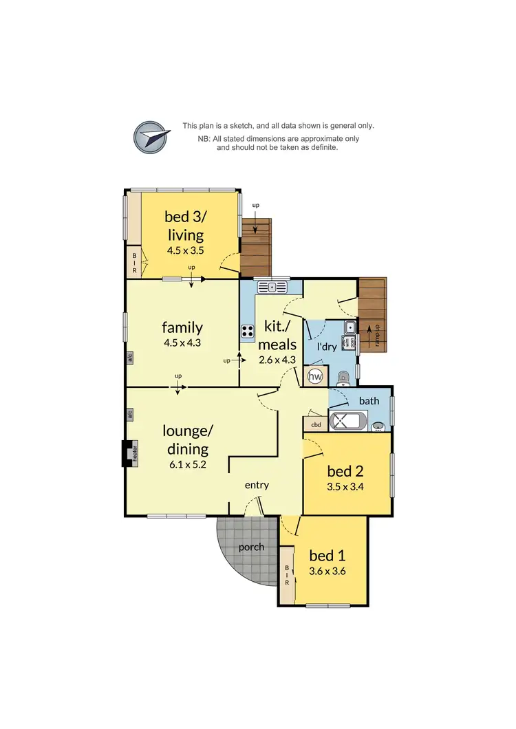 Floorplan of Homely house listing, 6 McKeon Road, Mitcham VIC 3132
