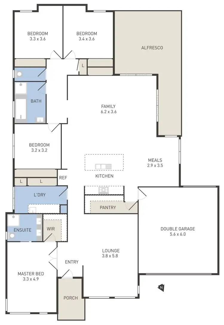 Floorplan of Homely house listing, 7 Welford Street, Tarneit VIC 3029