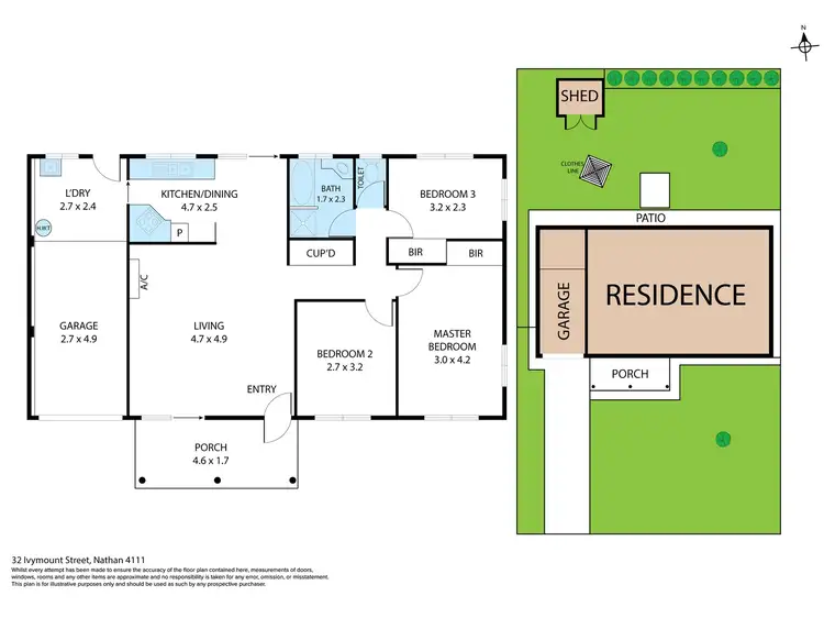 Floorplan of Homely house listing, 32 Ivymount Street, Nathan QLD 4111