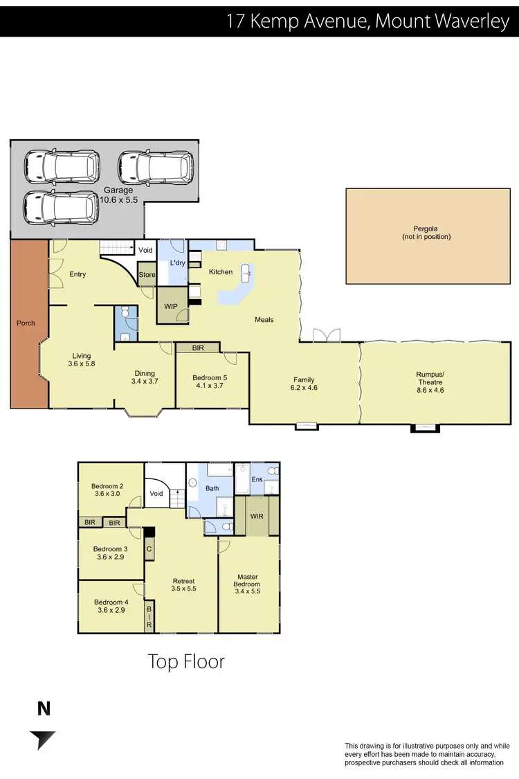 Floorplan of Homely house listing, 17 Kemp Avenue, Mount Waverley VIC 3149