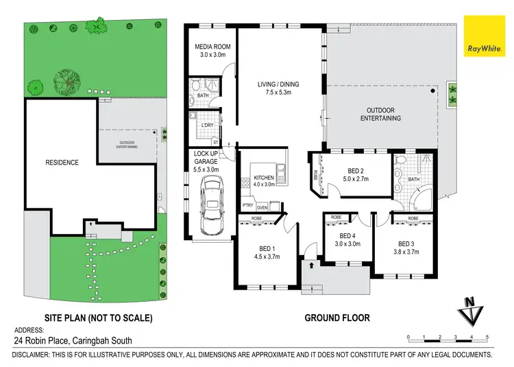 Floorplan of Homely house listing, 24 Robin Place, Caringbah South NSW 2229