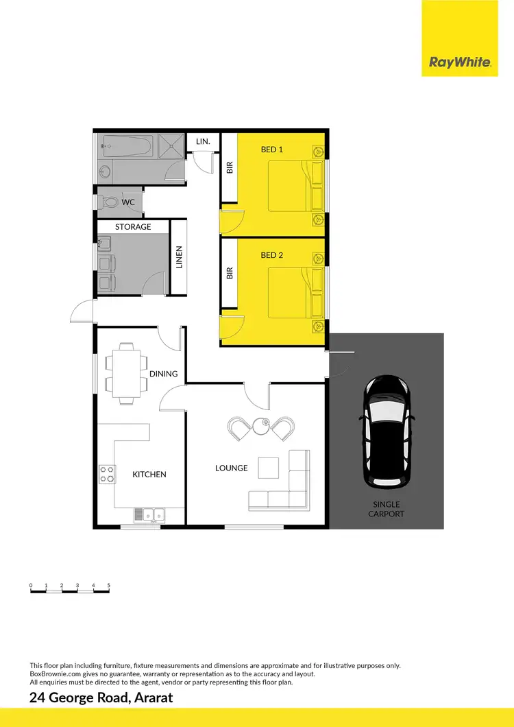 Floorplan of Homely house listing, 24 George Road, Ararat VIC 3377